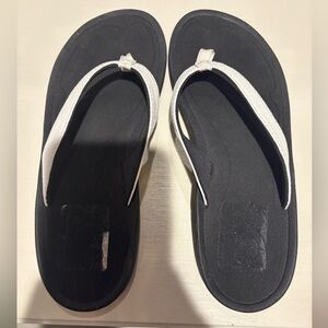 Black and White Casual Sandals